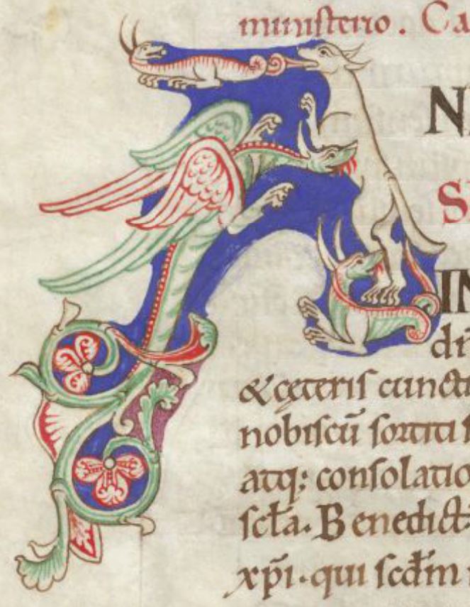 Dragón Inscription A Bouquet of Dragons | Trapped in the Scriptorium