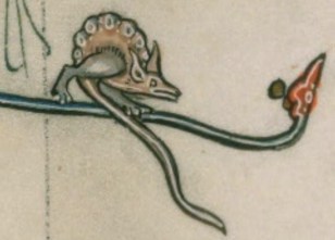 Baltimore, Walters Gallery Fieschi Psalter, W.45 fol. 143 r babewyn