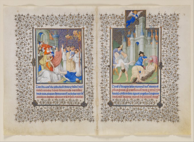 The Belles Heures of Jean de France, Duc de Berry. ff.73v-74r